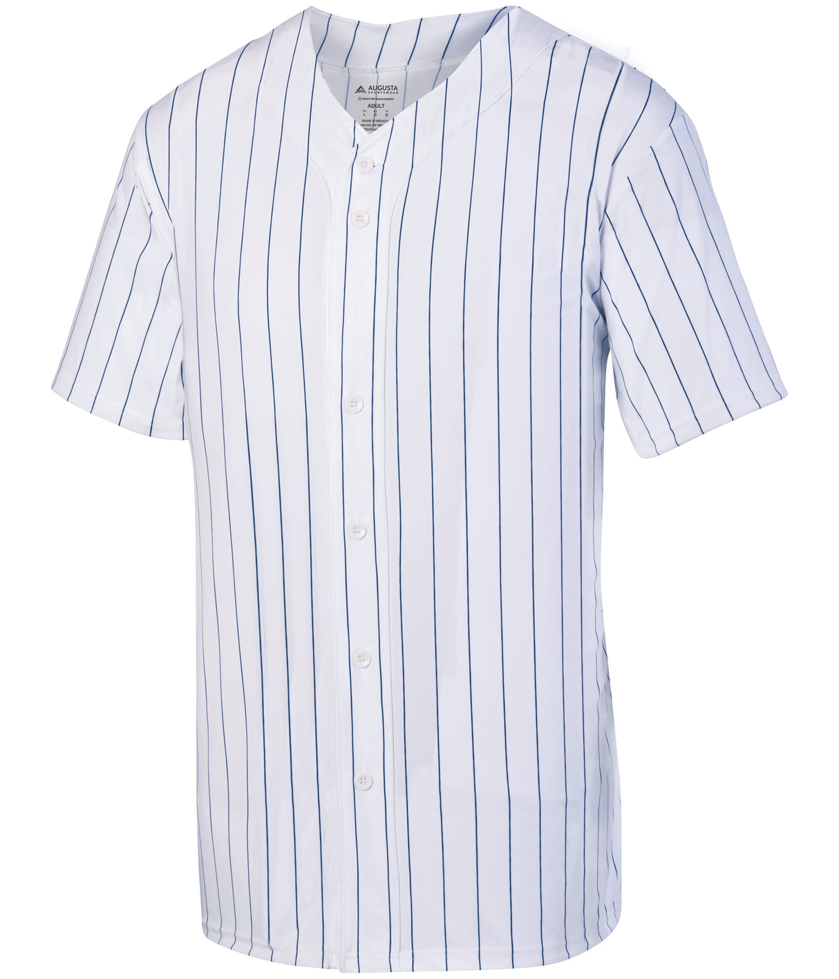 Augusta Sportswear Men's Pinstripe Full-button Jersey