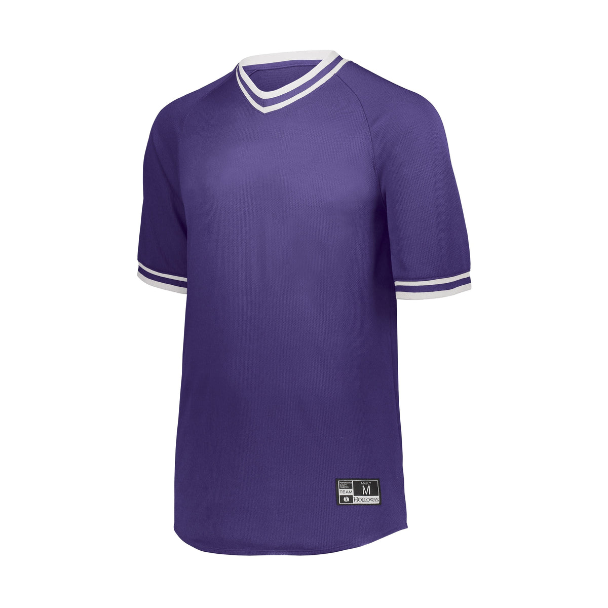 Holloway Youth Retro V-neck Baseball Jersey