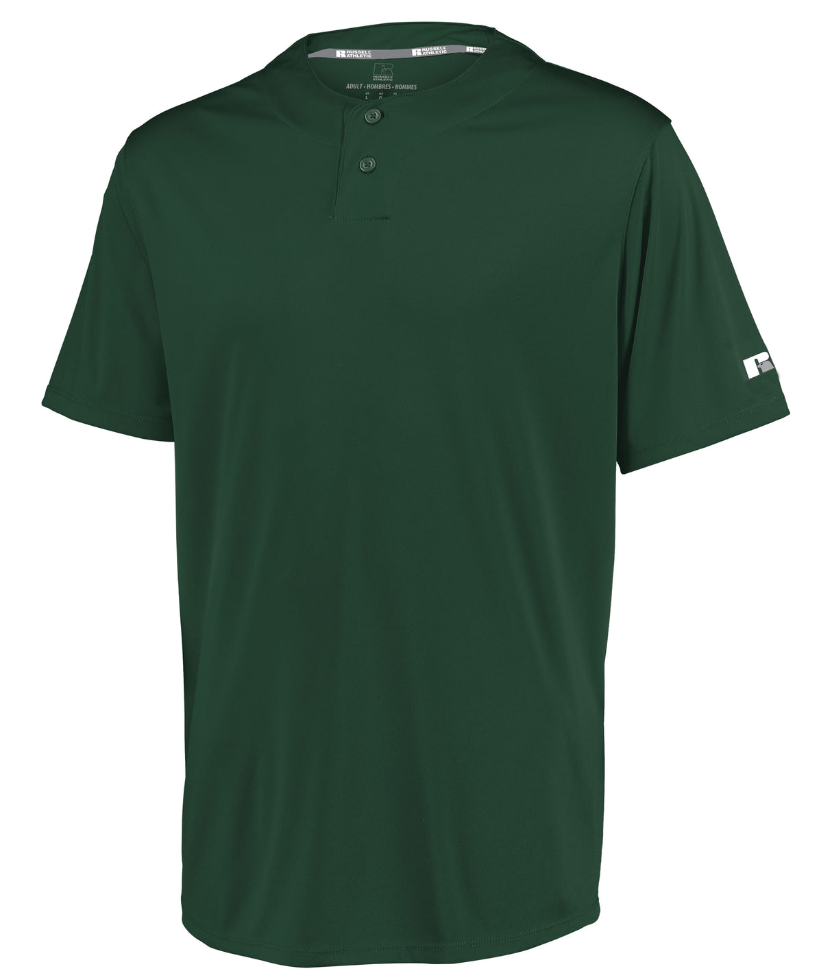 Russell Men's Performance Two-button Solid Jersey