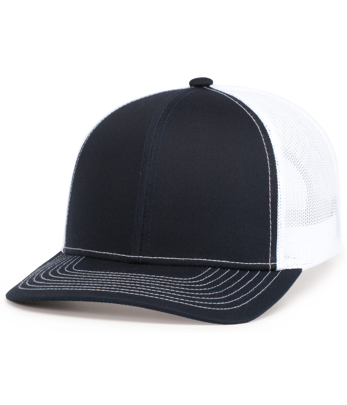 Unisex Pacific Headwear Contrast Stitch Trucker Snapback