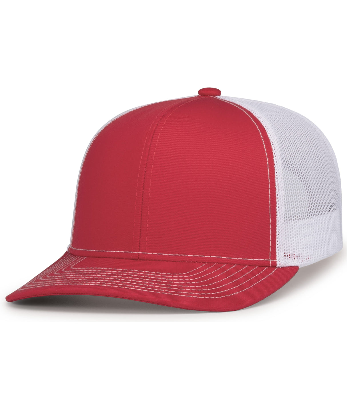 Pacific Headwear Contrast Stitch Trucker Snapback
