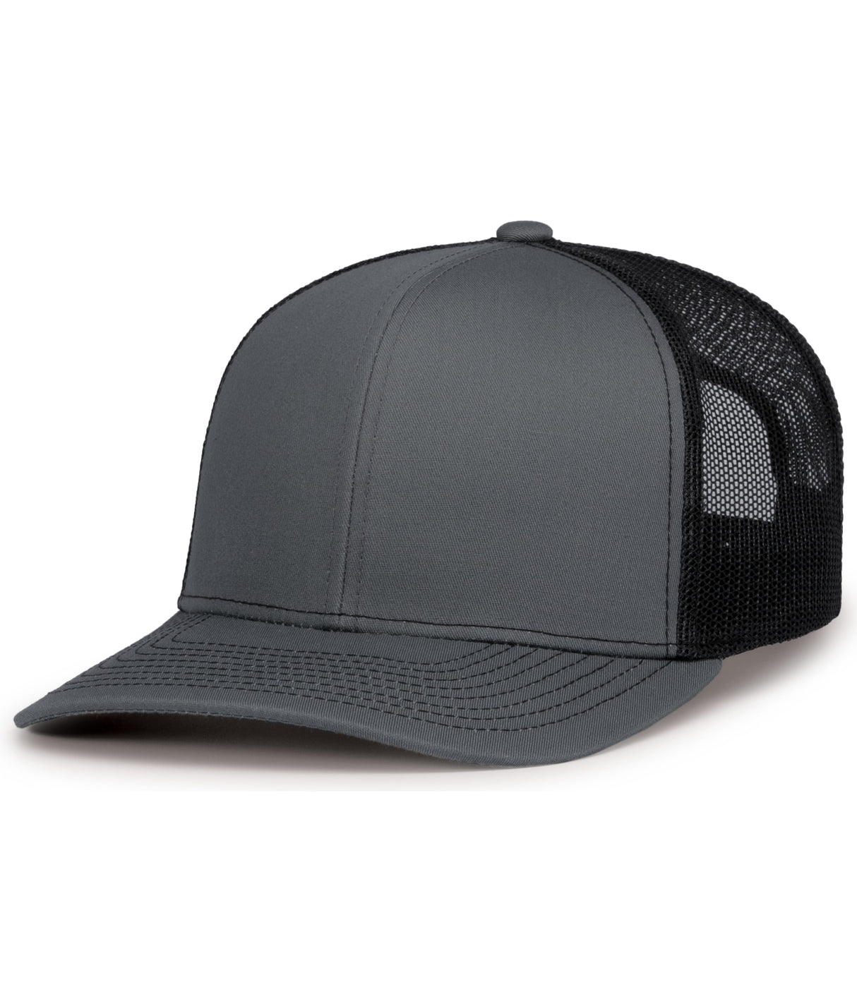 Unisex Pacific Headwear Contrast Stitch Trucker Snapback