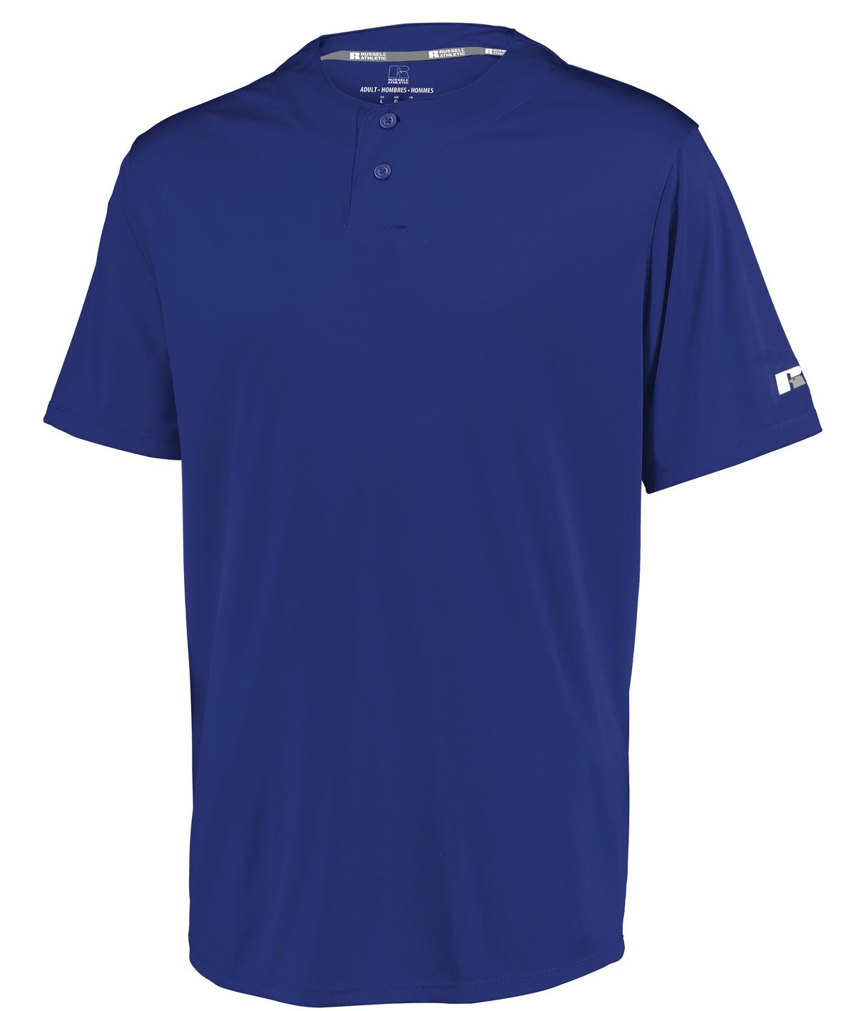 Russell Men's Performance Two-button Solid Jersey