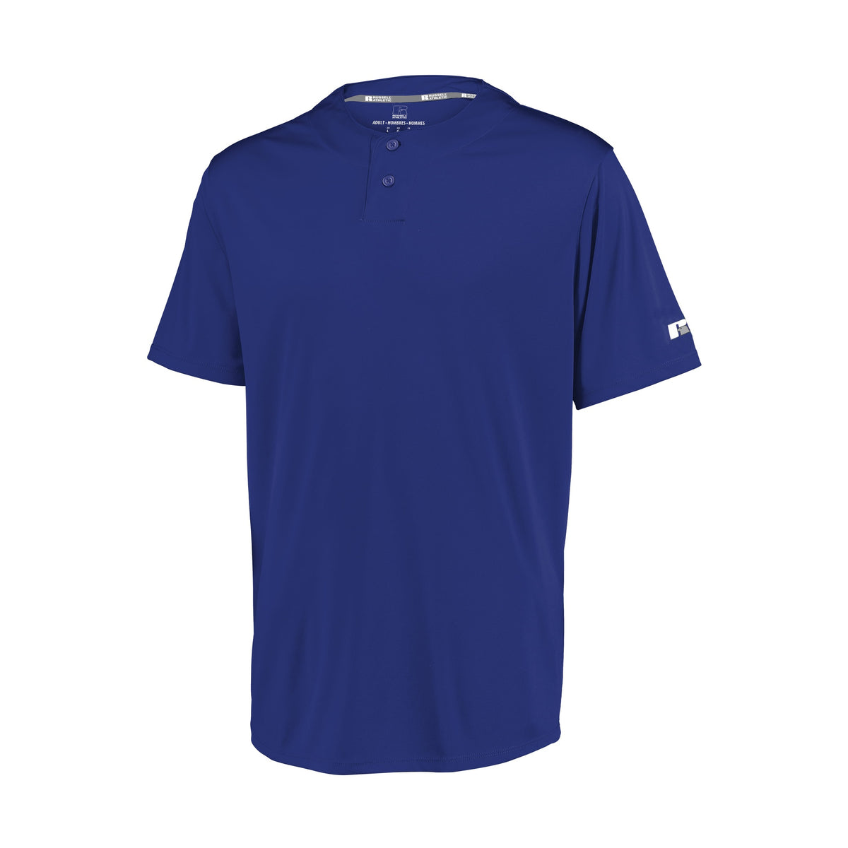 Russell Men's Performance Two-button Solid Jersey