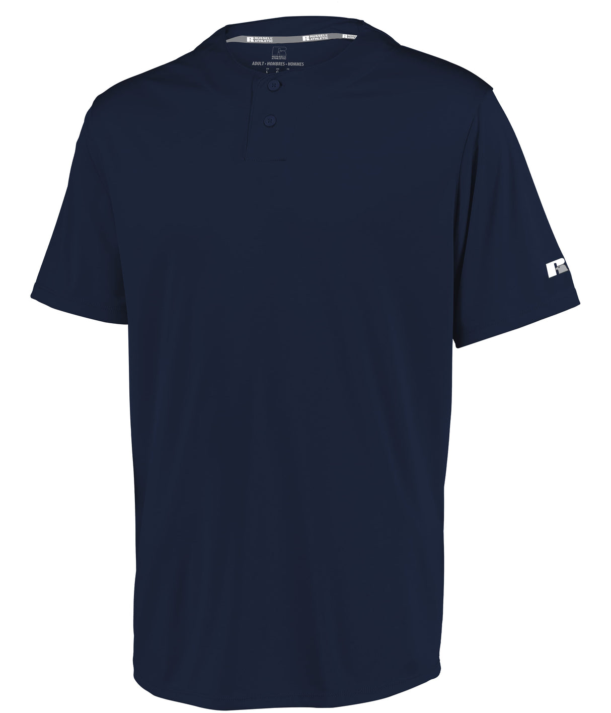 Russell Men's Performance Two-button Solid Jersey