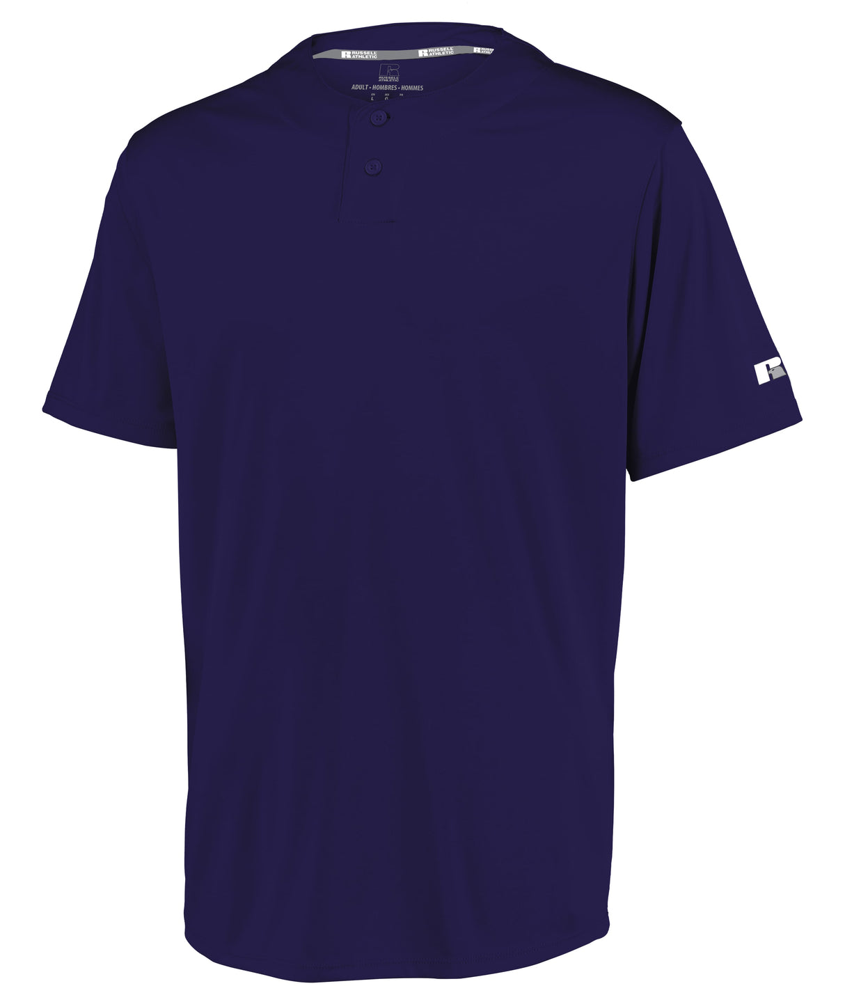 Russell Men's Performance Two-button Solid Jersey