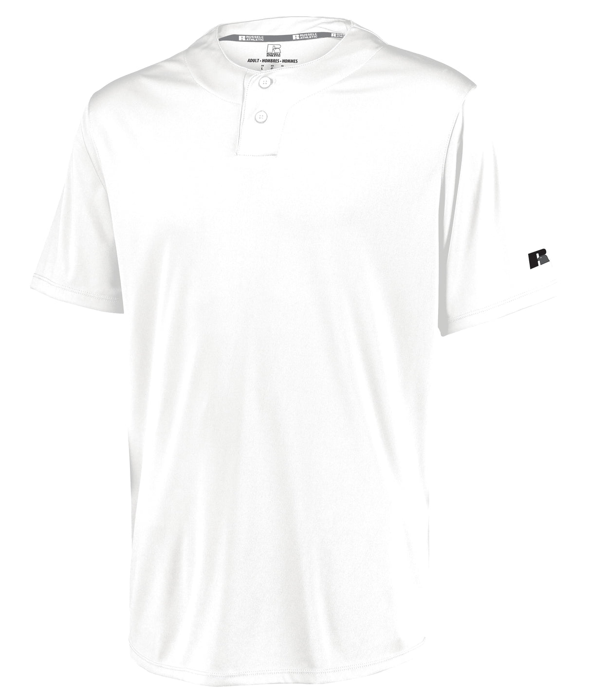 Russell Men's Performance Two-button Solid Jersey
