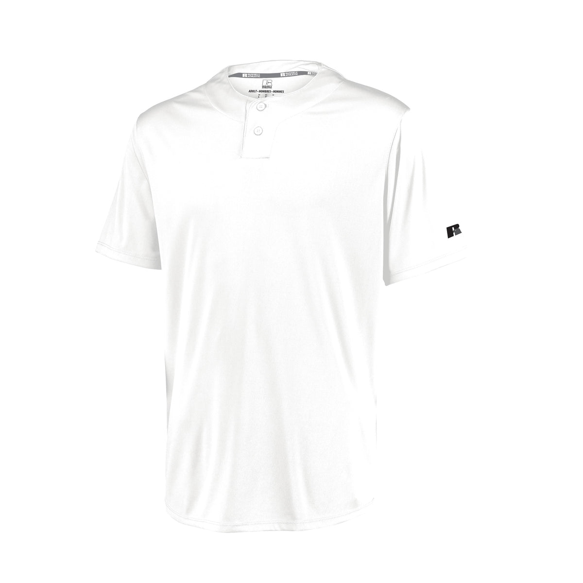 Russell Men's Performance Two-button Solid Jersey