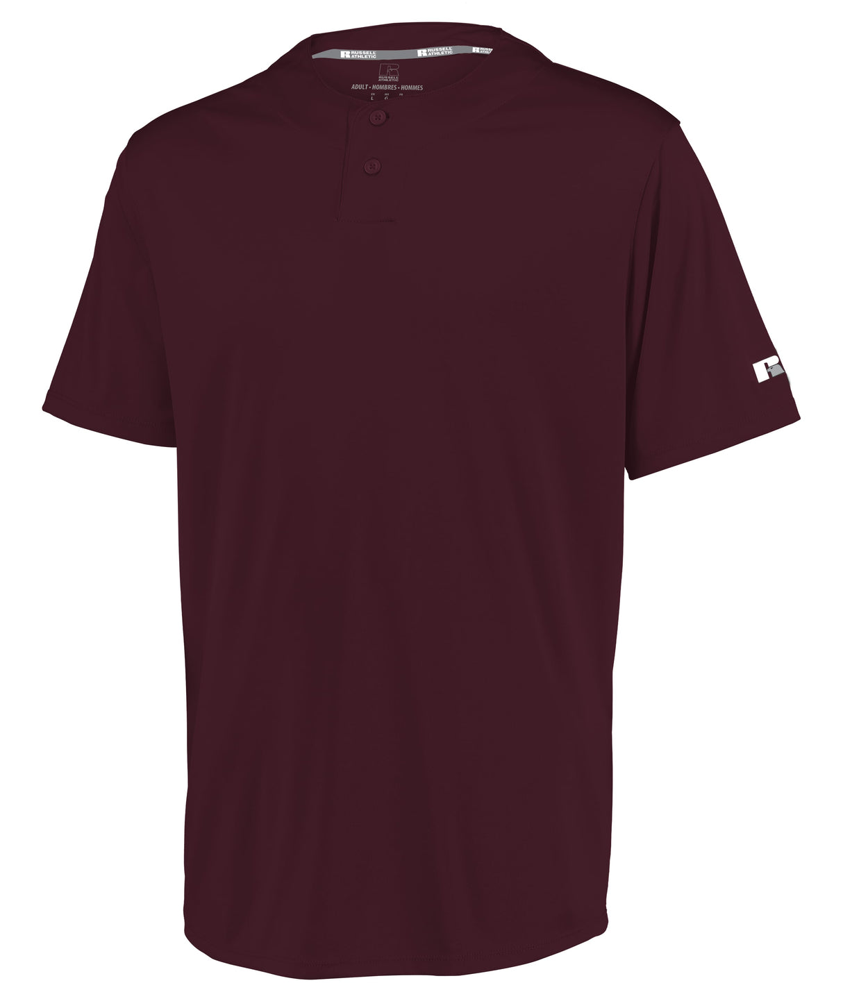 Russell Men's Performance Two-button Solid Jersey
