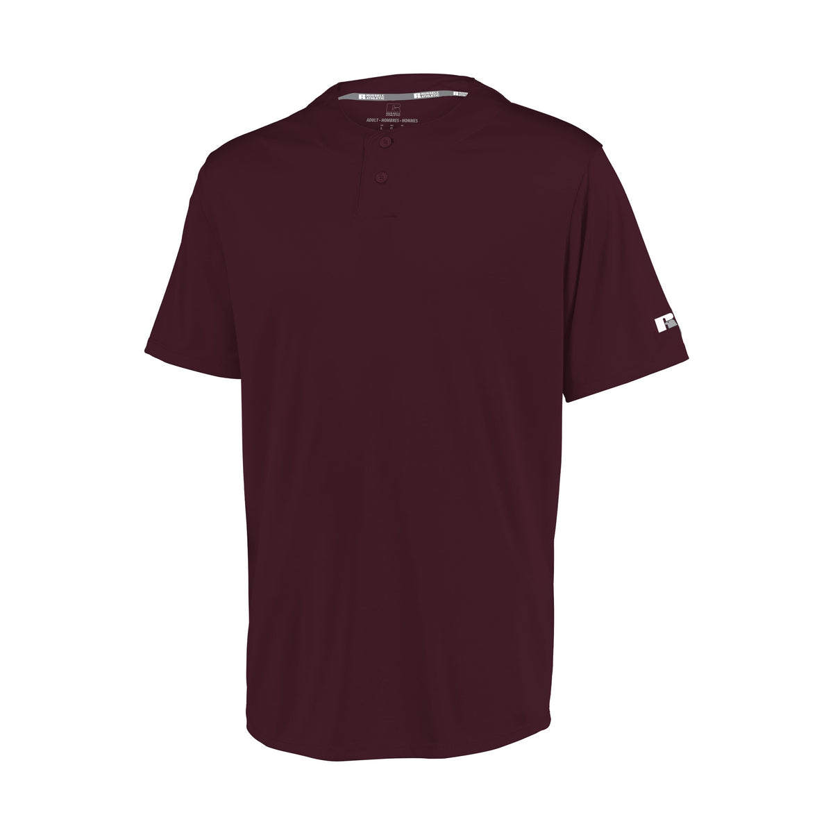 Russell Men's Performance Two-button Solid Jersey