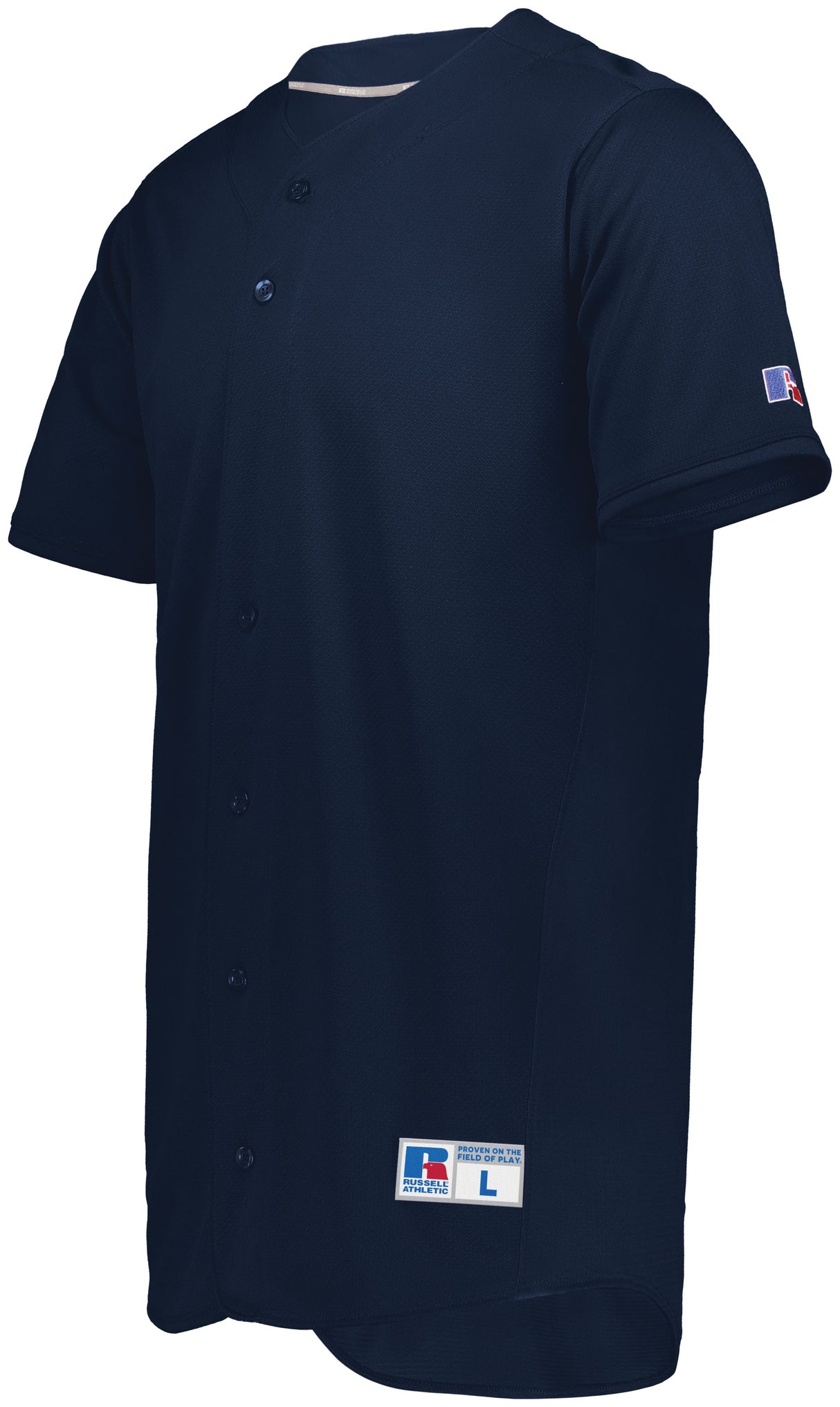 Russell Men's Five Tool Full-button Front Baseball Jersey