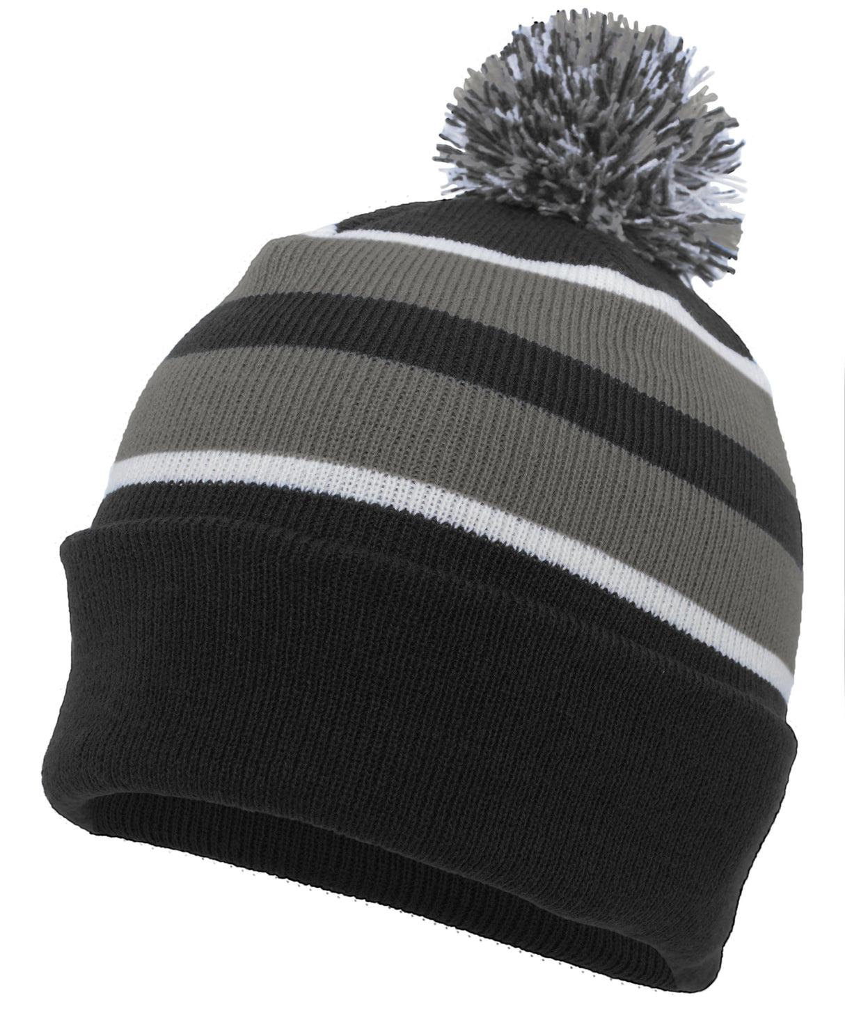 Pacific Headwear Knit Fold Over Pom-pom Beanie
