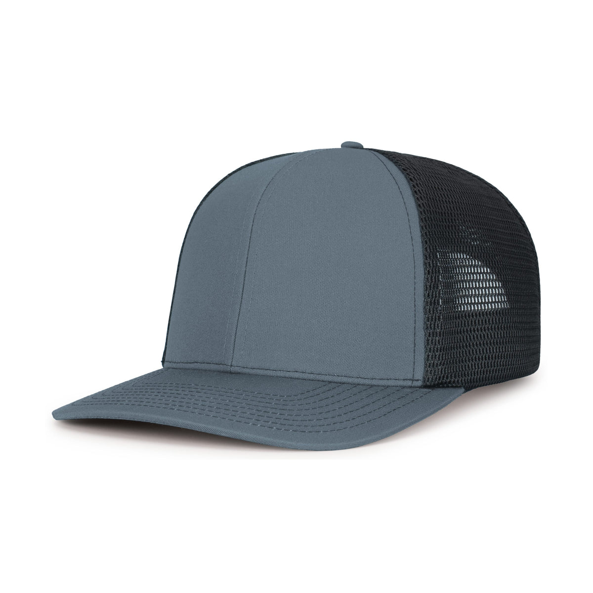 Pacific Headwear Contrast Stitch Trucker Pacflex Snapback Cap