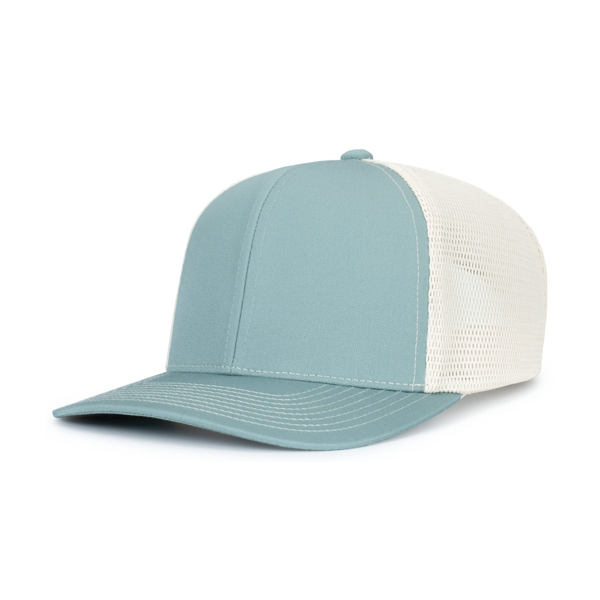 Pacific Headwear Contrast Stitch Trucker Pacflex Snapback Cap