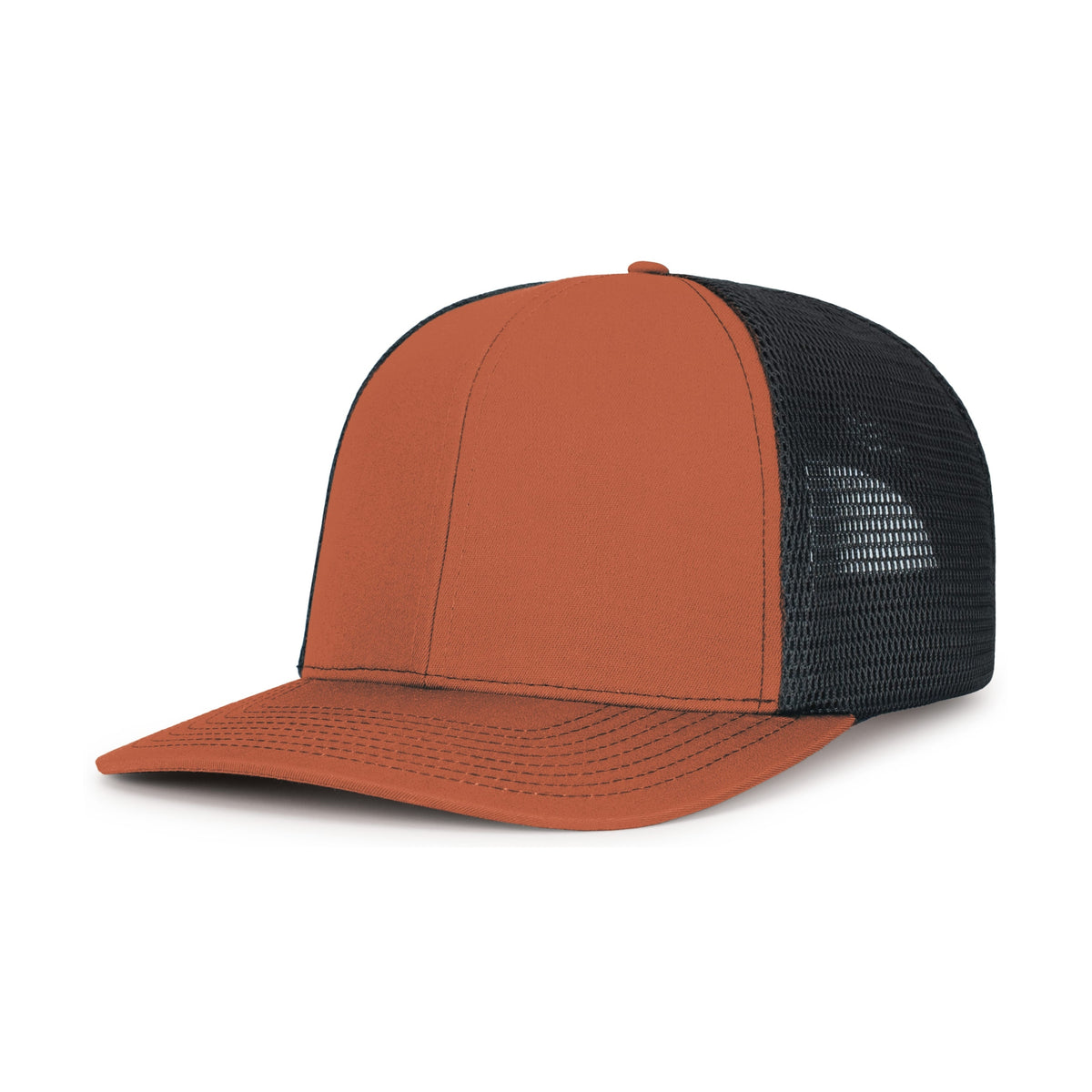 Pacific Headwear Contrast Stitch Trucker Pacflex Snapback Cap