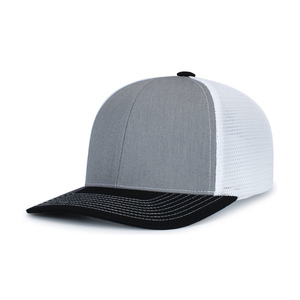 Pacific Headwear Contrast Stitch Trucker Pacflex Snapback Cap
