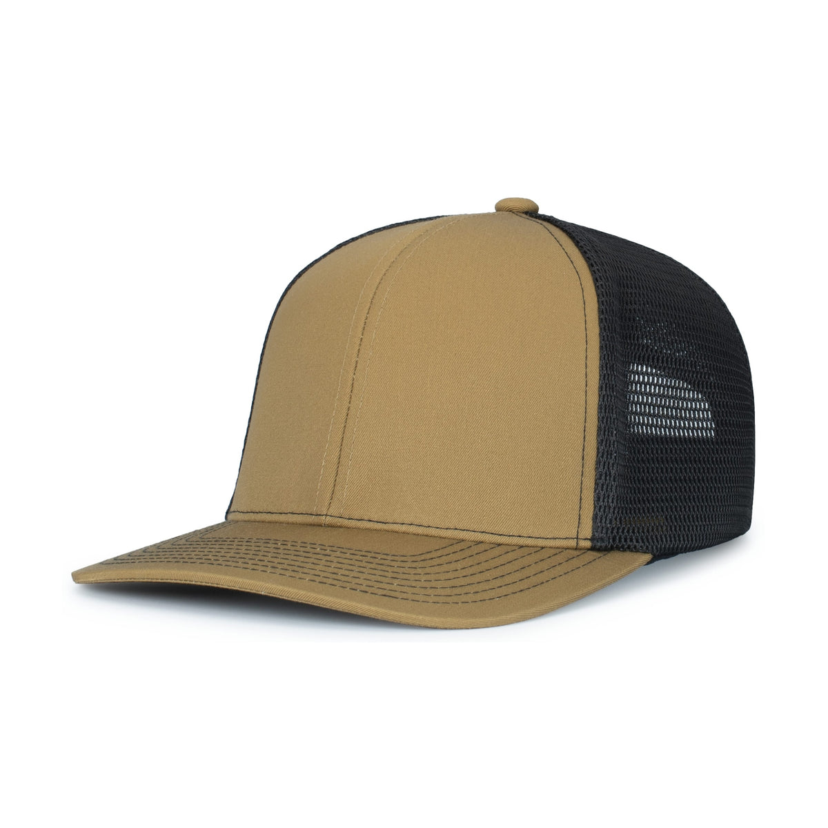 Pacific Headwear Contrast Stitch Trucker Pacflex Snapback Cap