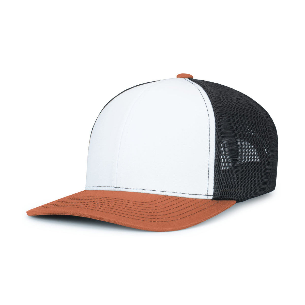 Pacific Headwear Contrast Stitch Trucker Pacflex Snapback Cap