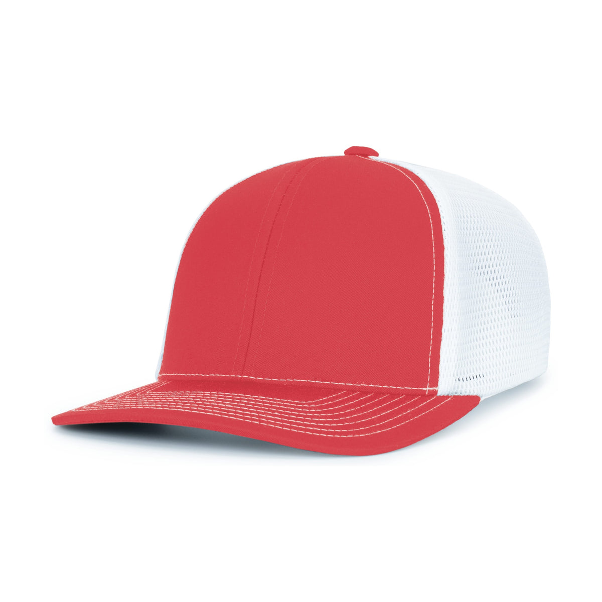 Pacific Headwear Contrast Stitch Trucker Pacflex Snapback Cap