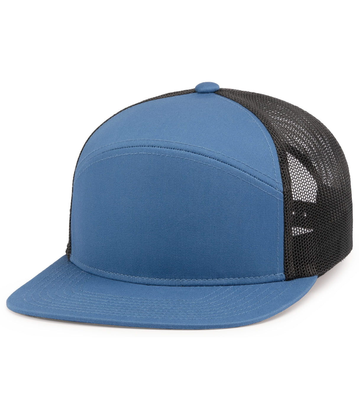 Pacific Headwear 6-panel Arch Trucker Snapback Cap