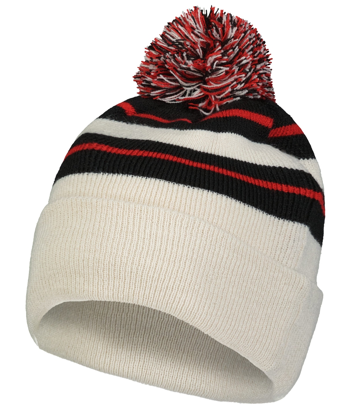 Pacific Headwear Knit Fold Over Pom-pom Beanie