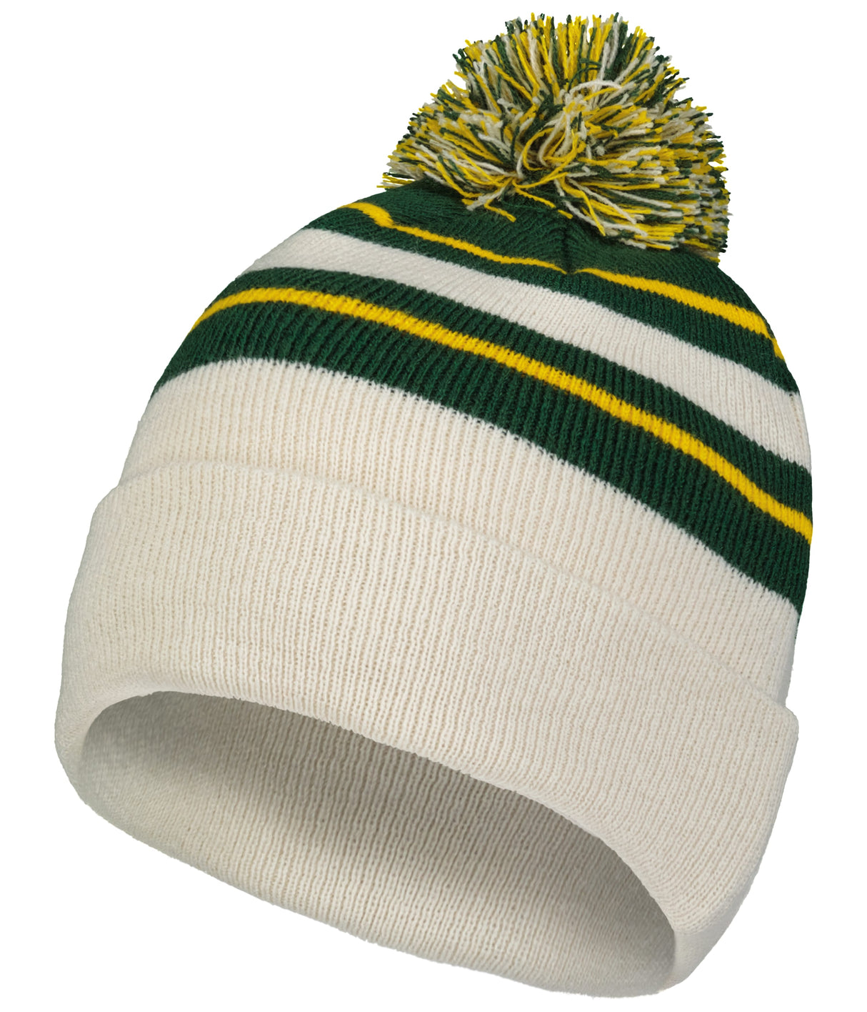 Pacific Headwear Knit Fold Over Pom-pom Beanie