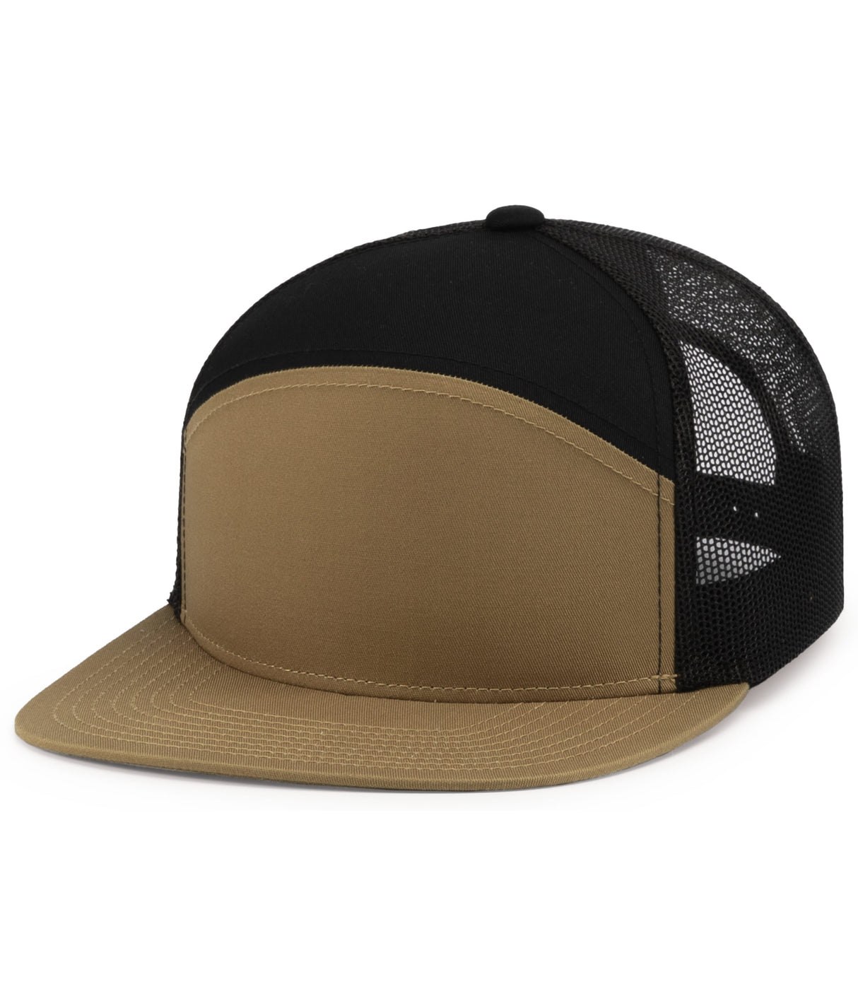 Pacific Headwear 6-panel Arch Trucker Snapback Cap