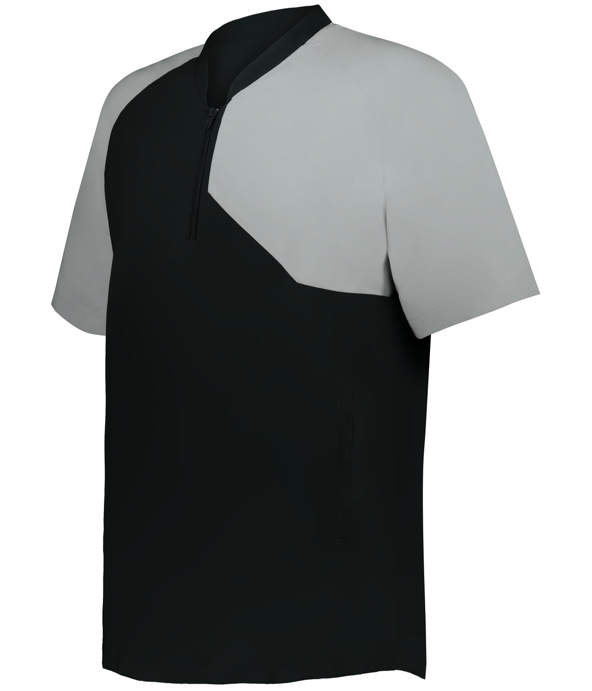 Alleson Athletic Men's Field 1/4 Zip Short Sleeve Pullover