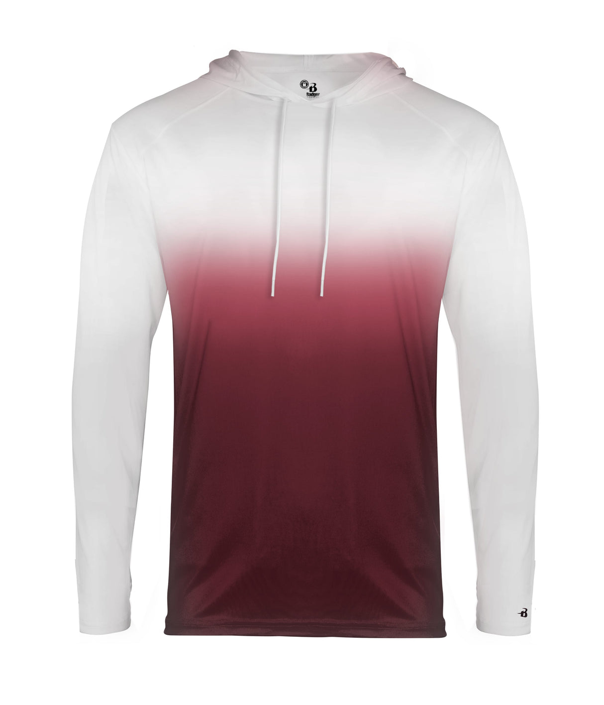 Badger Sport Men's Ombre Hood Tee