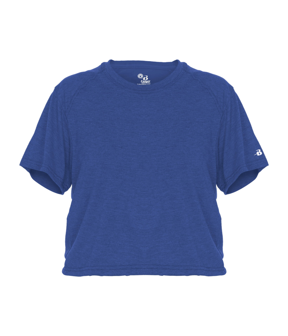 Badger Sport Women's Tri-blend Crop Tee