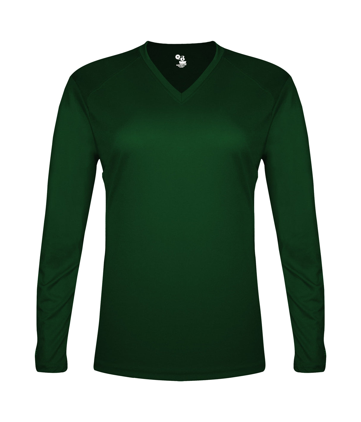 Badger Sport Women's Tri-blend ' V-neck L/s T