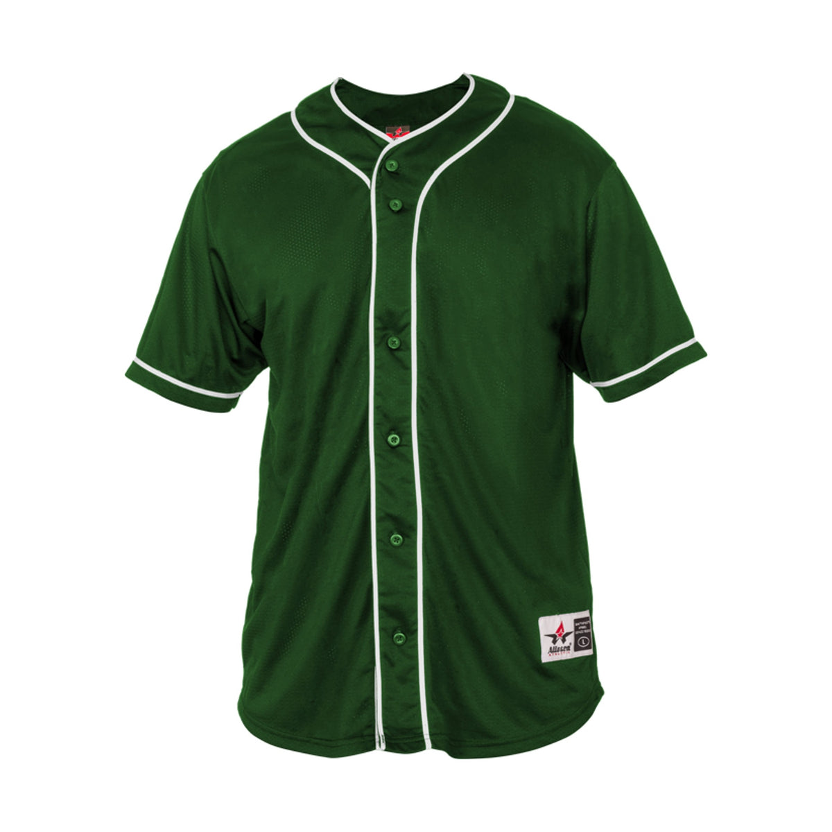 Youth Alleson Athletic Diamond Full Button Baseball Jersey
