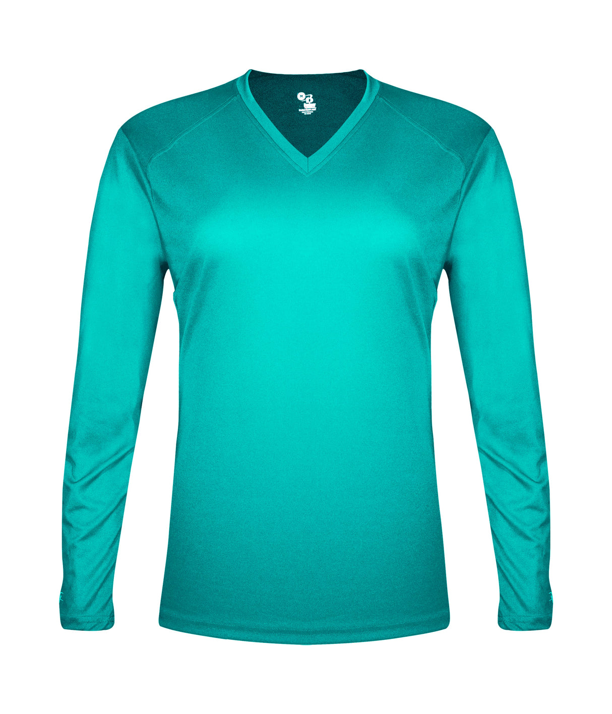 Badger Sport Women's Tri-blend ' V-neck L/s T
