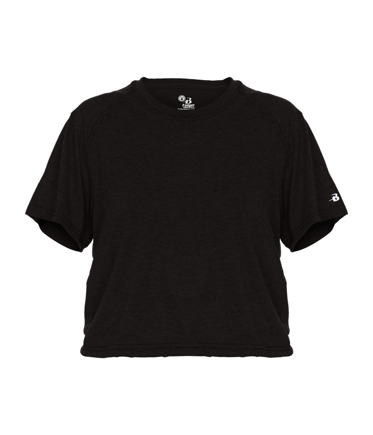 Badger Sport Women's Tri-blend Crop Tee