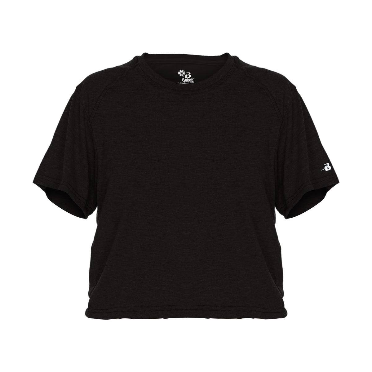 Badger Sport Women's Tri-blend Crop Tee
