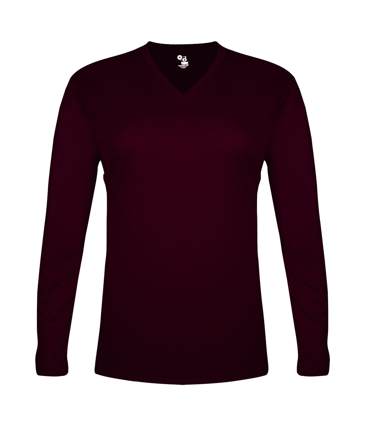 Badger Sport Women's Tri-blend ' V-neck L/s T