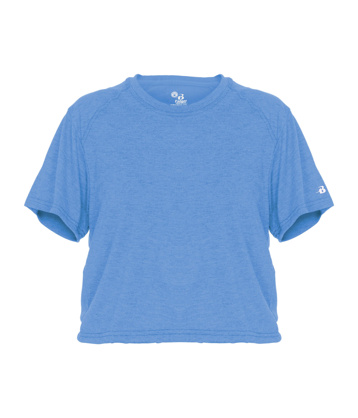 Badger Sport Women's Tri-blend Crop Tee