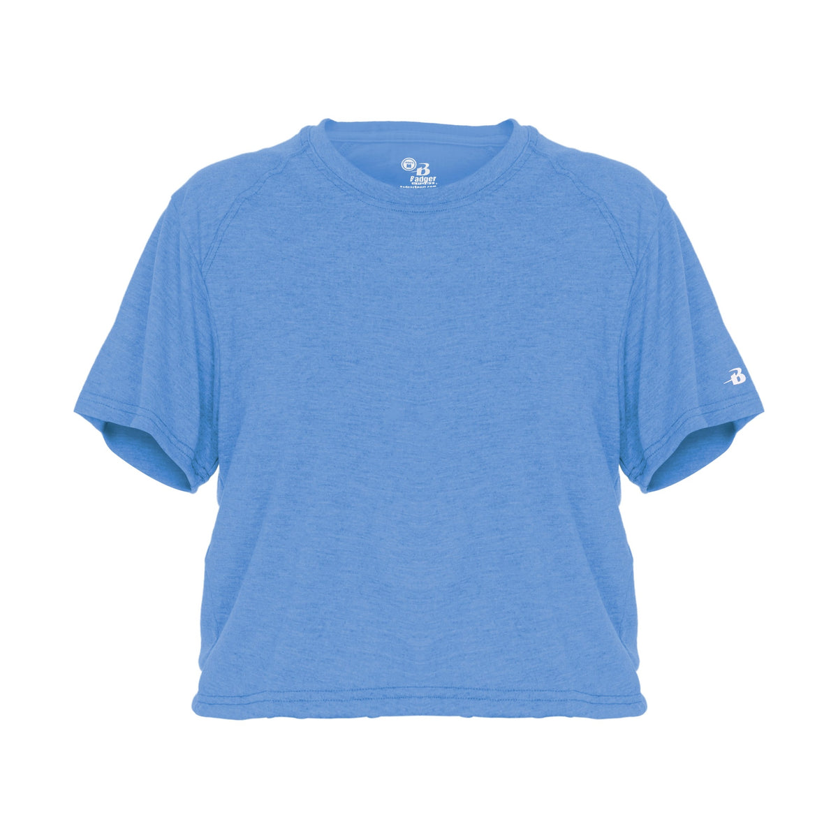 Badger Sport Women's Tri-blend Crop Tee