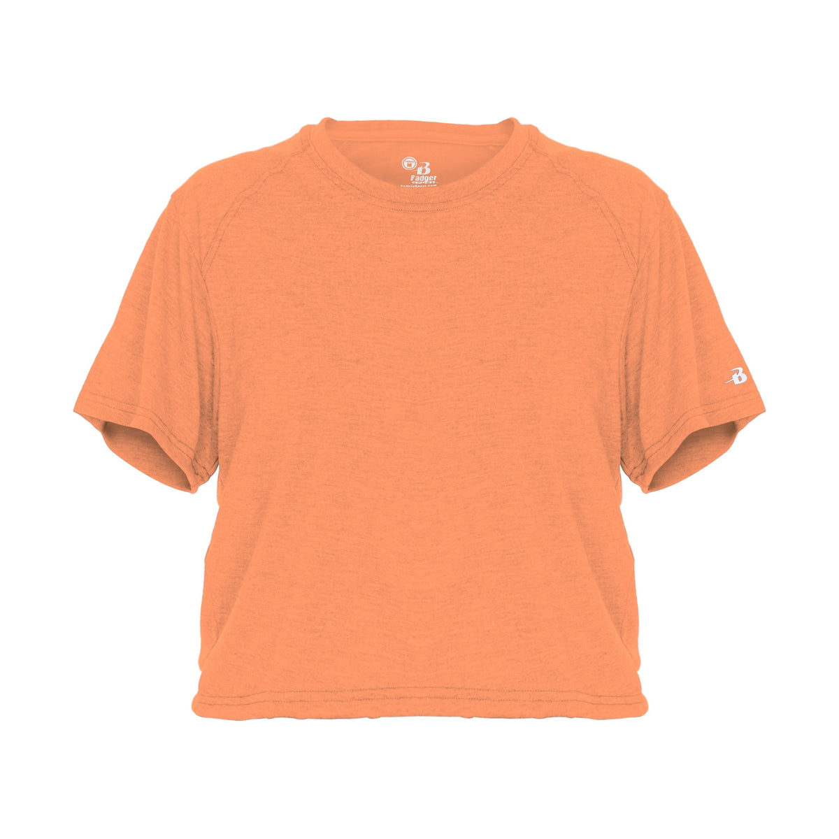 Badger Sport Women's Tri-blend Crop Tee