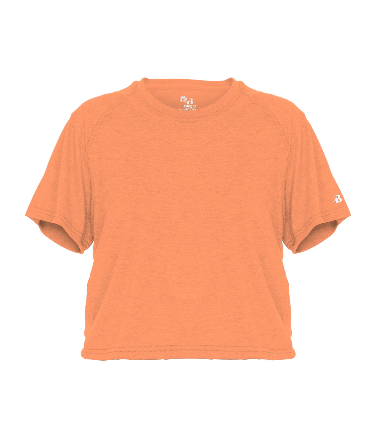 Badger Sport Women's Tri-blend Crop Tee