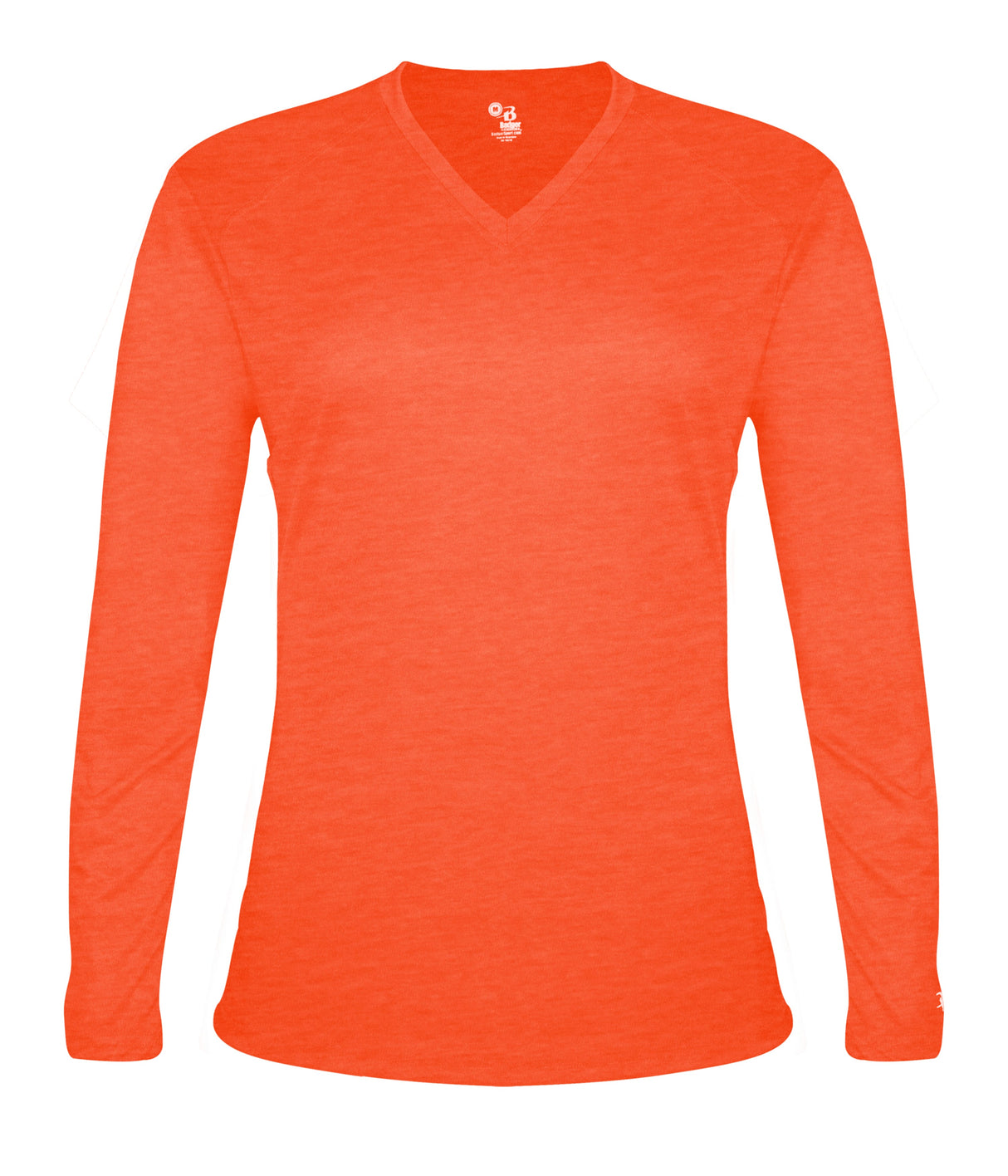 Badger Sport Women's Tri-blend ' V-neck L/s T