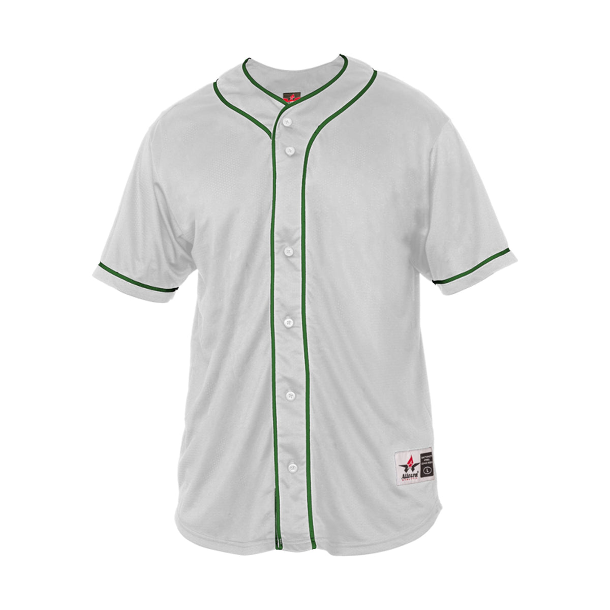 Youth Alleson Athletic Diamond Full Button Baseball Jersey