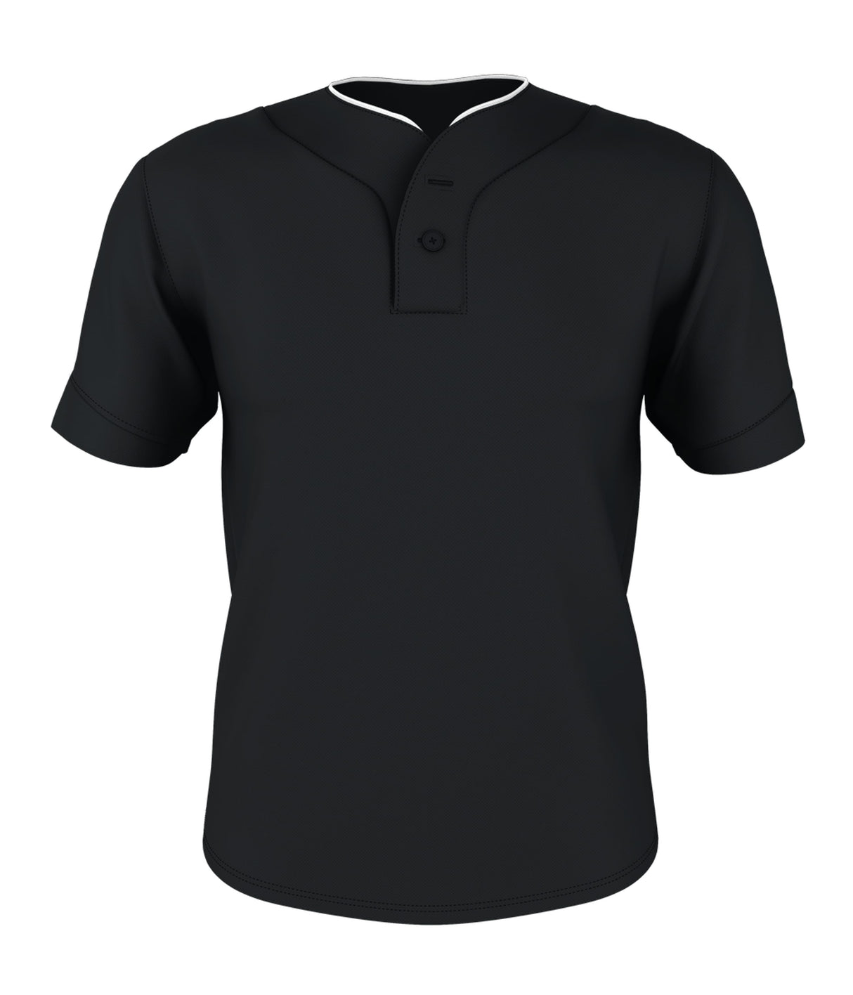 Alleson Athletic Men's Two Button Mesh Baseball Jersey