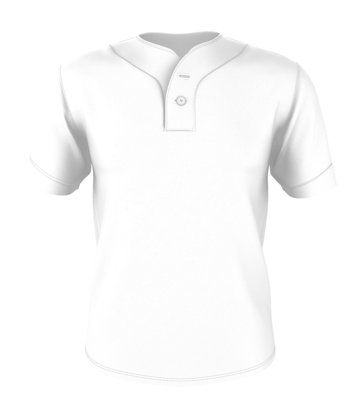 Alleson Athletic Men's Two Button Mesh Baseball Jersey