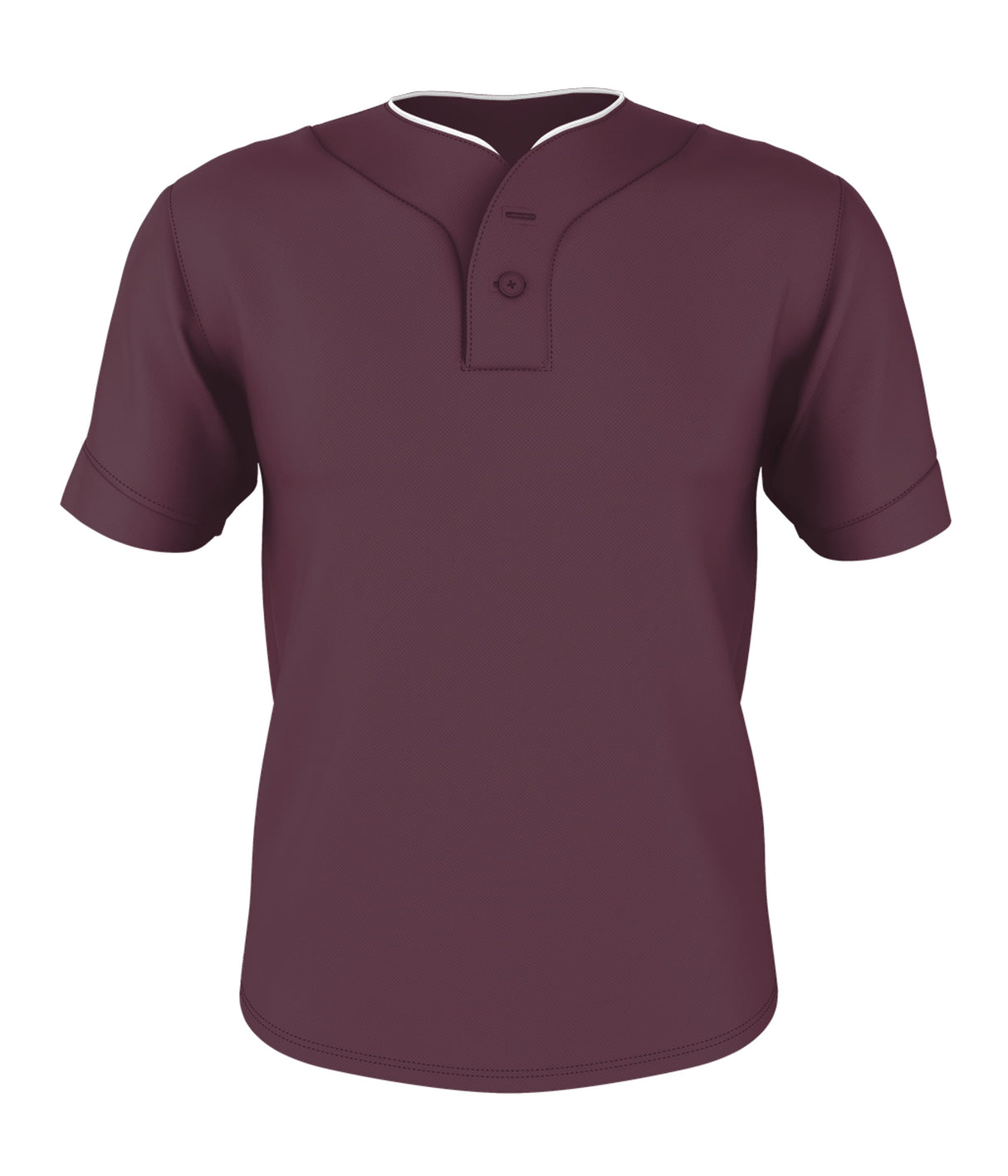 Alleson Athletic Men's Two Button Mesh Baseball Jersey