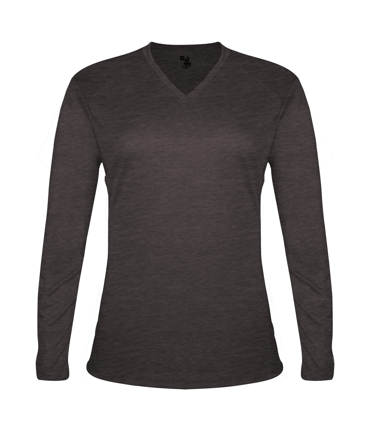 Badger Sport Women's Tri-blend ' V-neck L/s T