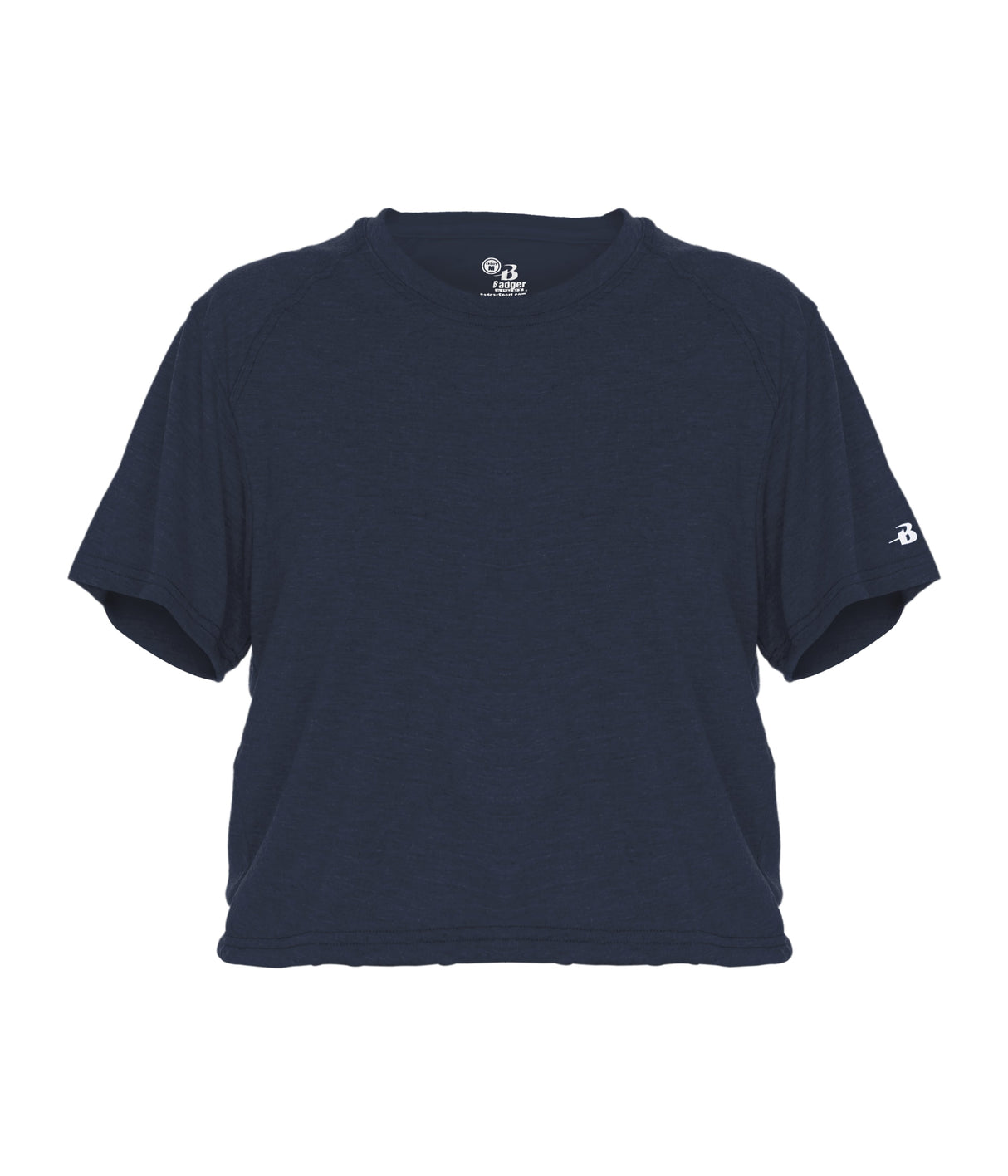 Badger Sport Women's Tri-blend Crop Tee
