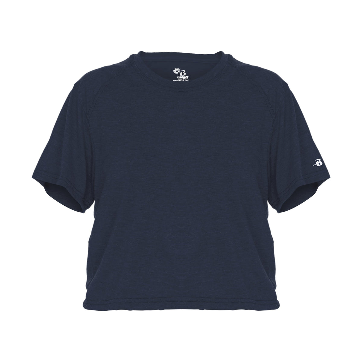 Badger Sport Women's Tri-blend Crop Tee