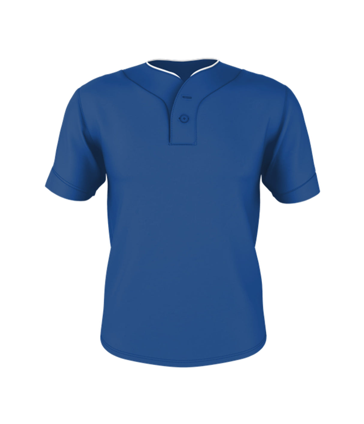 Alleson Athletic Men's Two Button Mesh Baseball Jersey