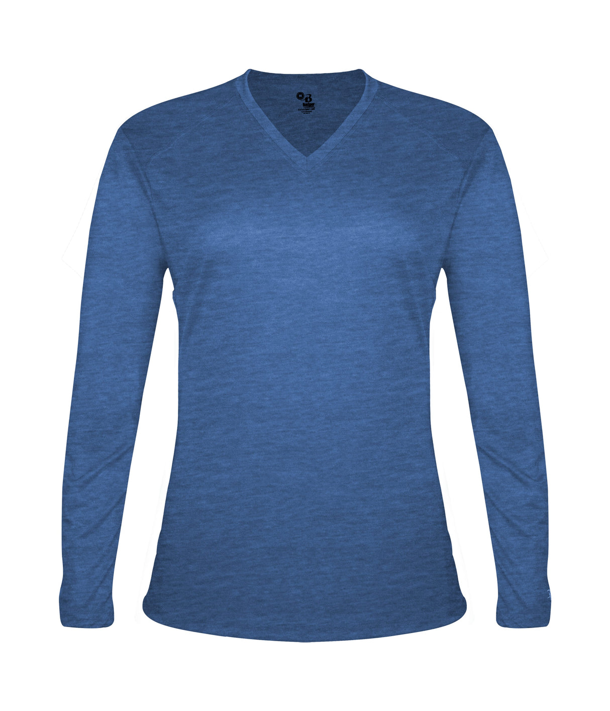 Badger Sport Women's Tri-blend ' V-neck L/s T